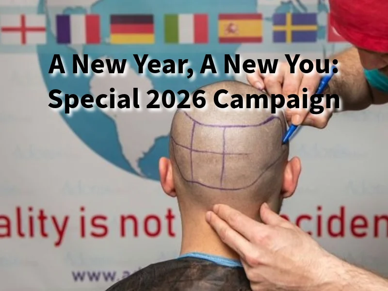 A New Beginning in 2026: 26% Off New Year Campaign on Hair Transplants!